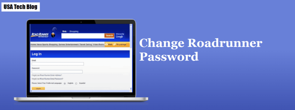 change roadrunner password