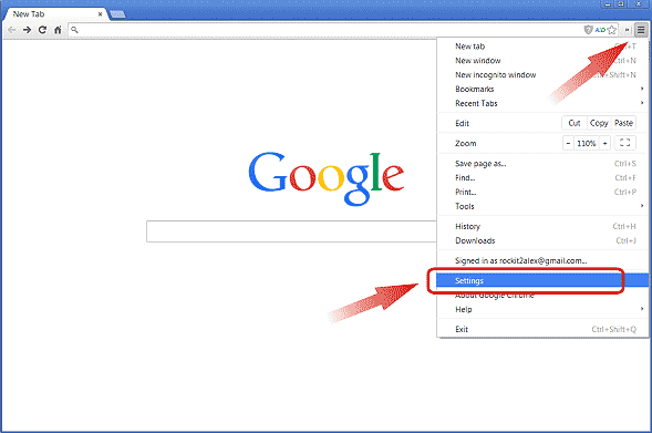 access-google-chrome-settings