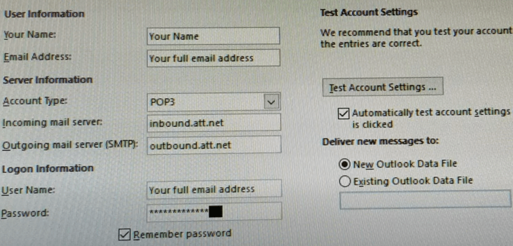 Sbcglobal.net email settings - Guide to troubleshoot and configure email 5