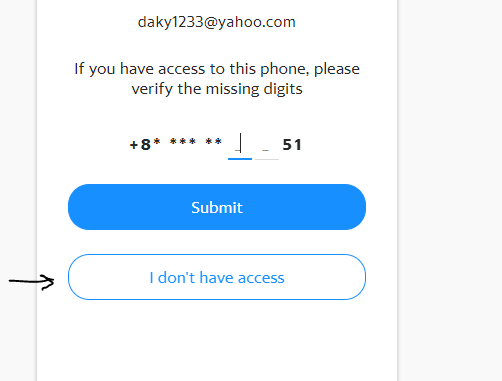i dont have access