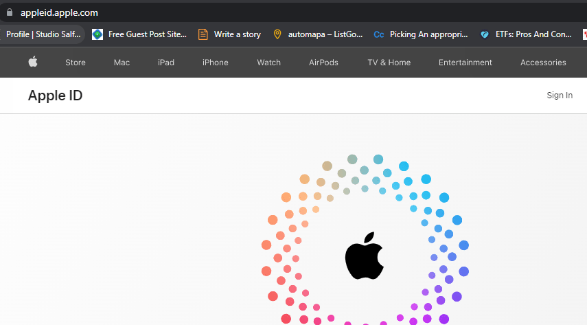 open apple website