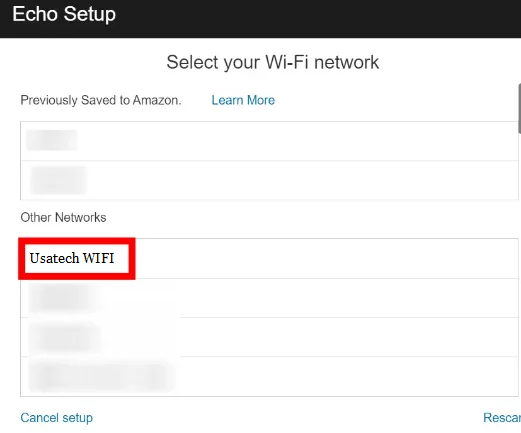 select-wifi-network