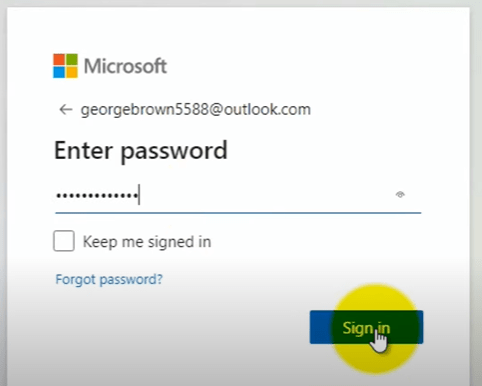 password