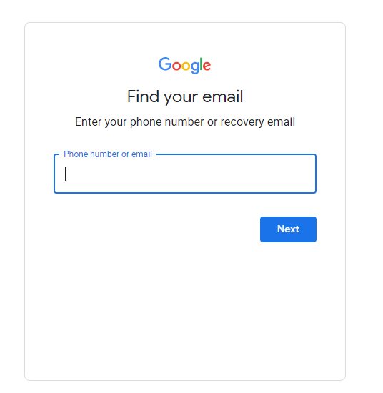 phone or email